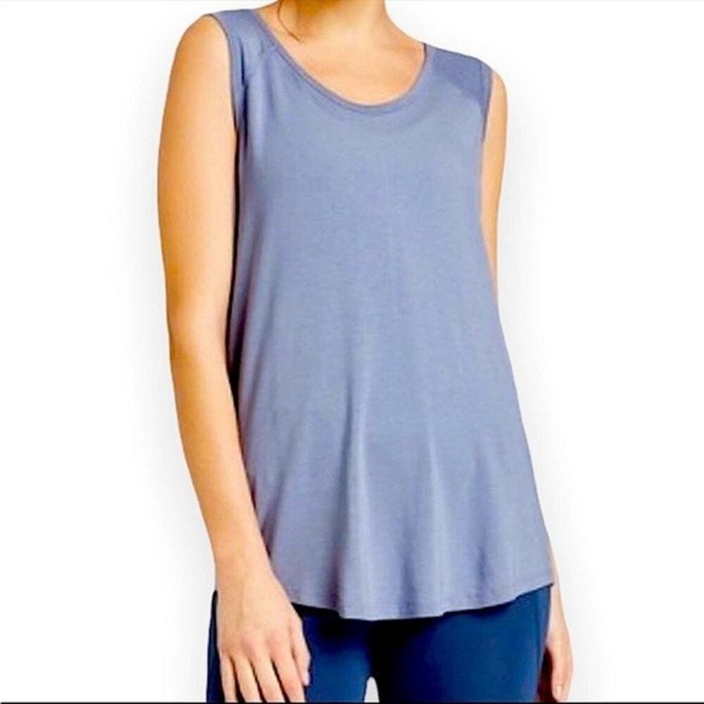 NWT JoyLab Tempest Blue Lightweight Sleeveless Athletic Tank Top Size XS